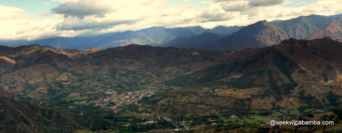 Vilcabamba, a small town surrounded by magestic mountains